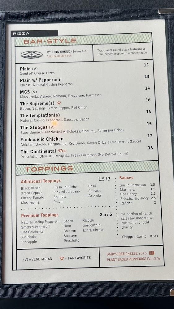 Via 313 Menu image 1